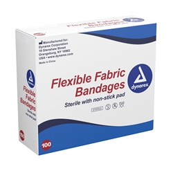Adhesive Bandage, Fabric 3/4" x 3", St - 100/Bx band-aid bandaid band aid