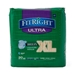 Medline FitRight Ultra Incontinence Briefs, Cloth-like, XL, Waist 56"-64", 20/Bag - FITULTRAXLG