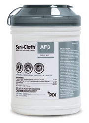 PDI Sani-Cloth AF3 Germicidal Disposable Wipe, Large 160/Can 