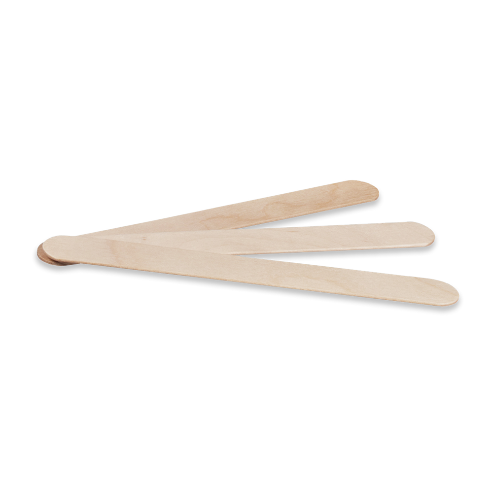 First Aid Only Dynarex Tongue Depressors Wood, Senior 6, Non-Sterile,  Precision Cut